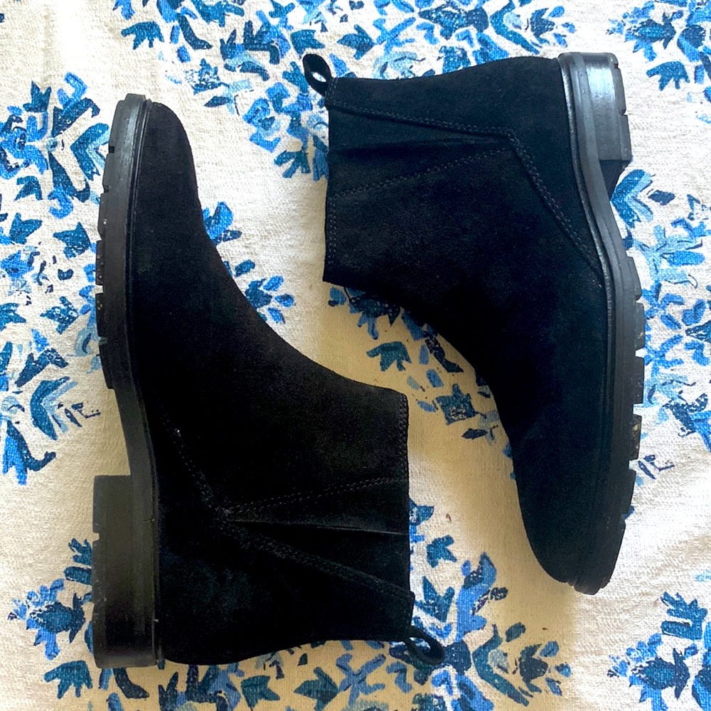 Emelin Water Resistant Suede Bootie